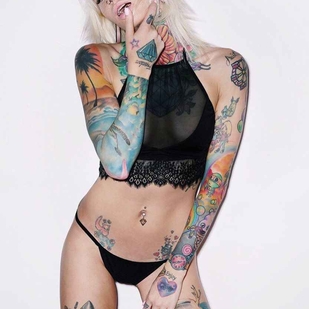 🔥 Горячие фото, портфолио модели  #3233 Тату модель Bantik Boy