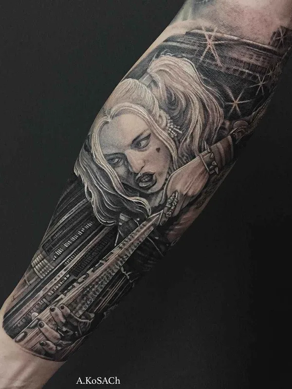 black and grey realism Tatuaggio su forearm #3370 | Tatuatore Александр Косач