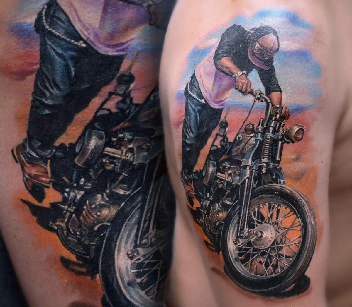 Tattoo artist Vasily Suvorov color realism tattoo | Тату-мастер Василий Суворов реализм татуировки, цветной портретный реализм