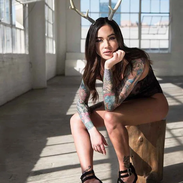 tattoo #13550 | Tattoo Model Jessica Wilde