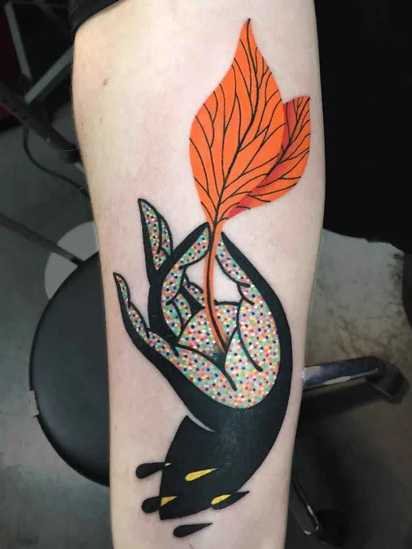 color illustrative 纹身 在 forearm #14224 | 纹身师 Aleksy Marcinow