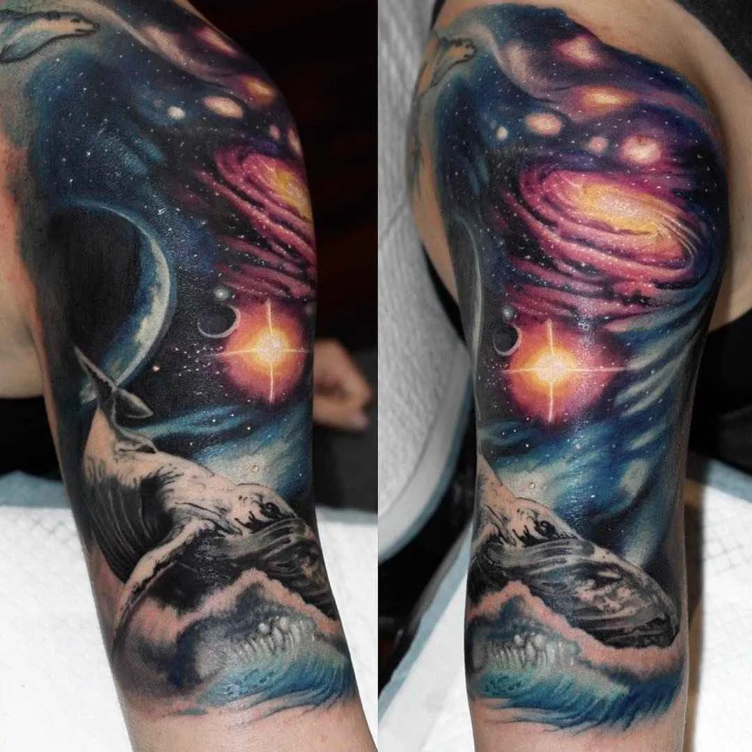 Tattoo artist FABZ color realistic tattoo , neotrad