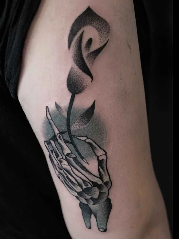 black and grey black and grey 纹身 在 forearm #14225 | 纹身师 Aleksy Marcinow