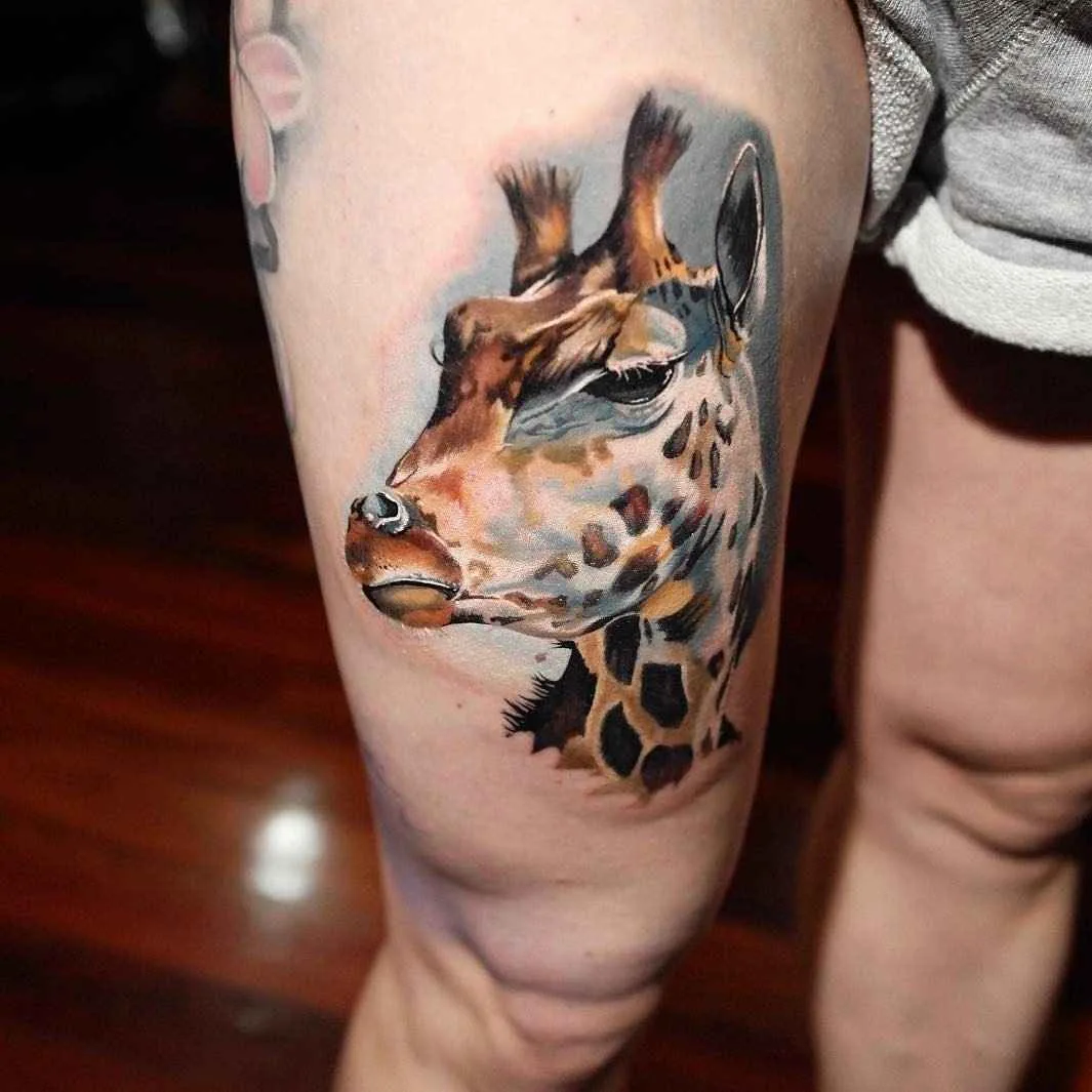 Tattoo artist FABZ color realistic tattoo , neotrad
