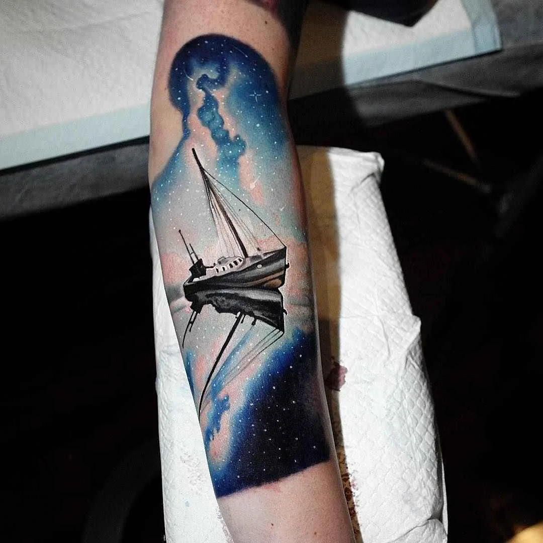 Tattoo artist FABZ color realistic tattoo , neotrad