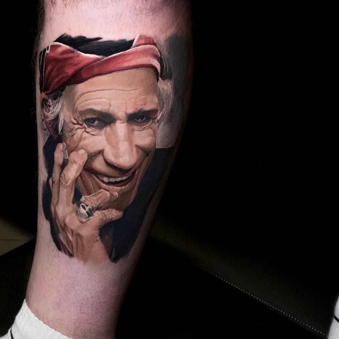 Tatuagem artista Nikolay Dzhangirov cor realista