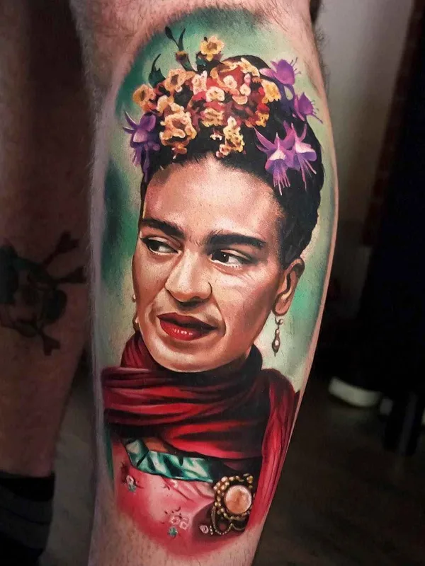 color realism Tatuaggio su calf #13579 | Tatuatore Jordan Croke