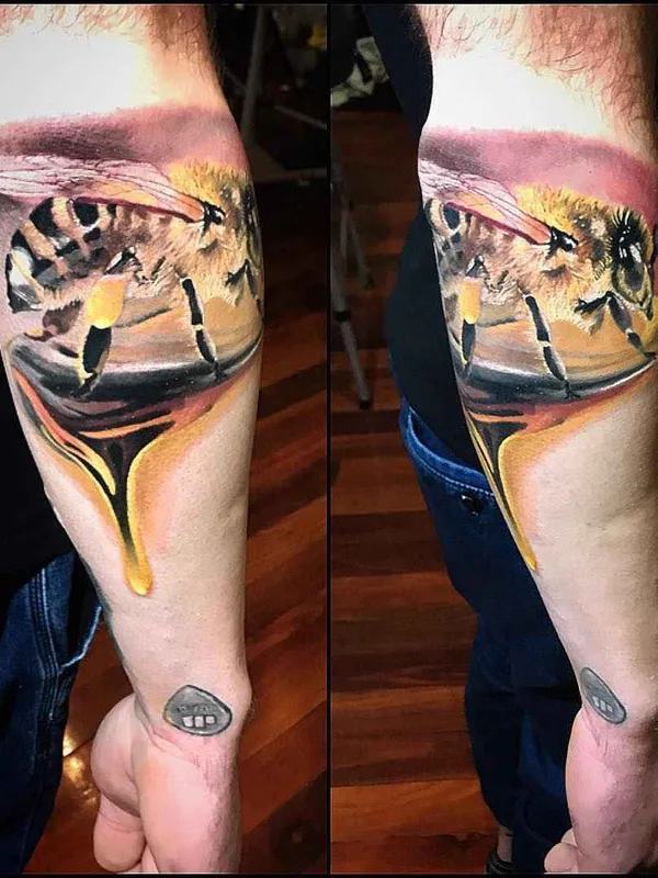 color realism tattoo on forearm #14308 | Tattoo Artist FABZ (Fabian De Gaillande)