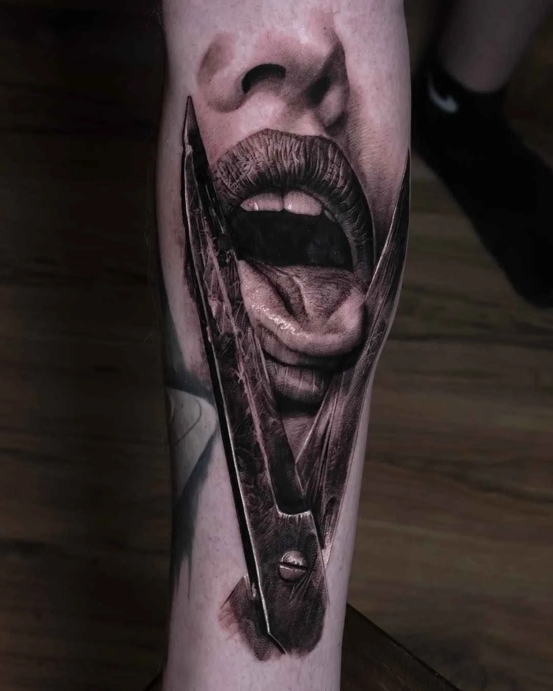 Tatuagem artista Nikolay Dzhangirov cor realista