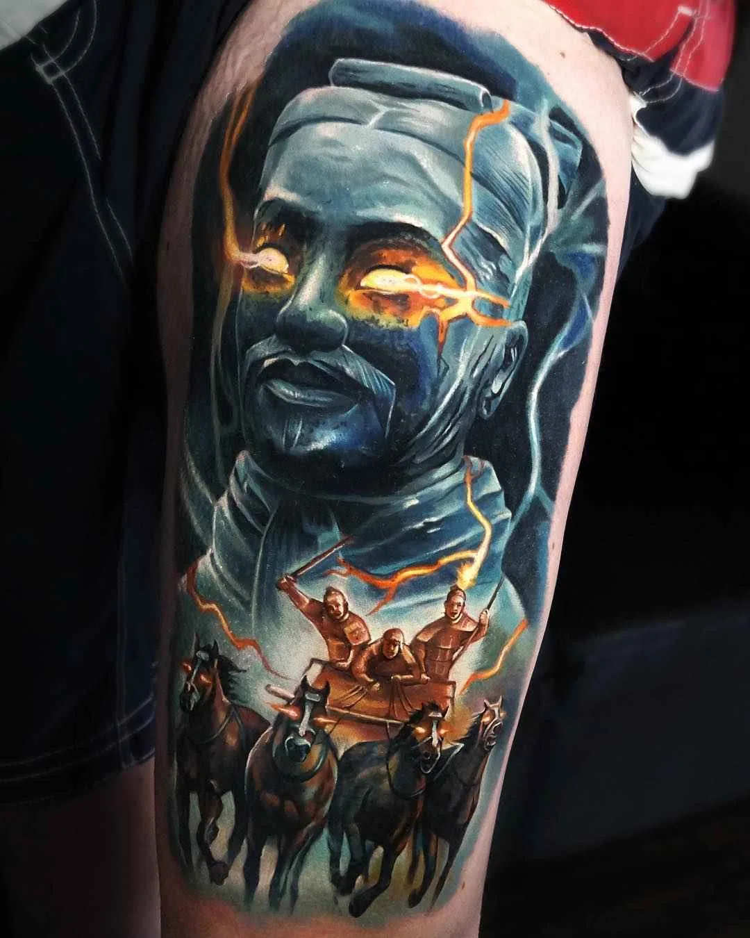 Tattoo artist Jordan Croke color realistic tattoo