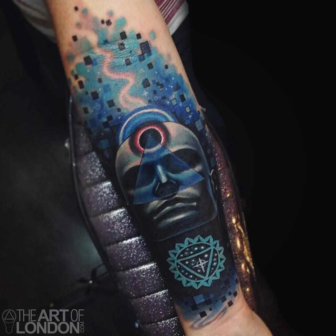 Artista de tatuagem Londres Reese, tatuagem de retrato em cores realista | EUA
