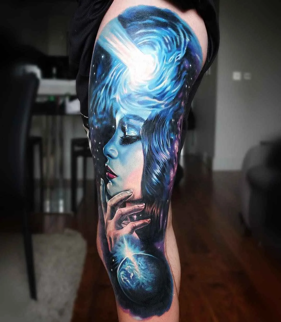 Tattoo artist Jordan Croke color realistic tattoo