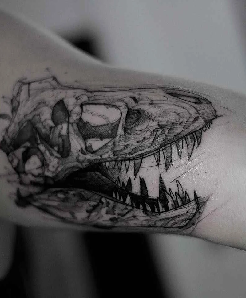 Sketch de tatuagem por Kamil Mokot