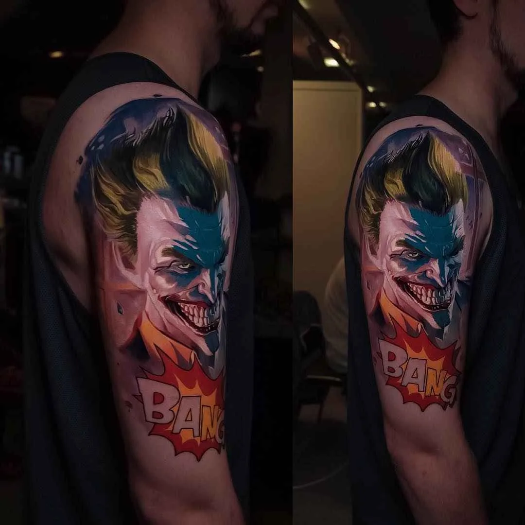 Tatuagem artista Nikolay Dzhangirov cor realista