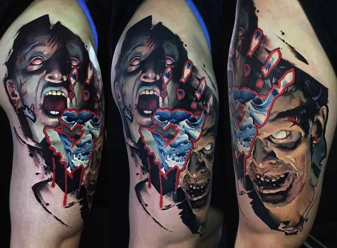 Tattoo artist Valentina Ryabova color realistic tattoo