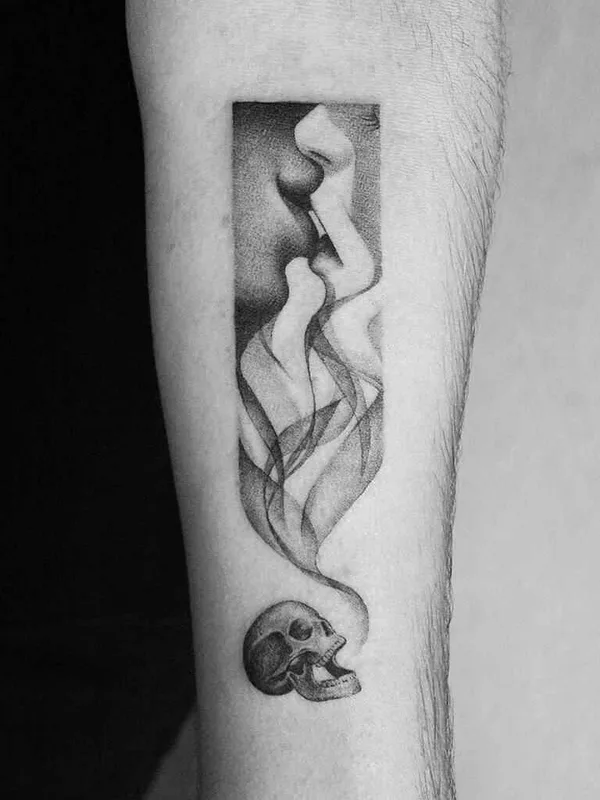black and grey black and grey 纹身 在 forearm #14117 | 纹身师 Amanda Piejak