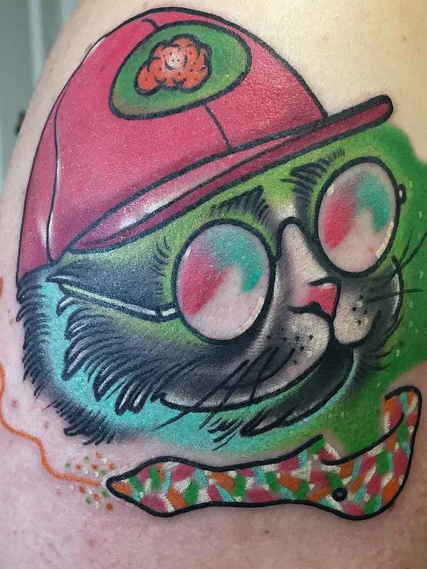 color new school Tatuagem em shoulder #14262 | Tatuador Oleg Limpopõ