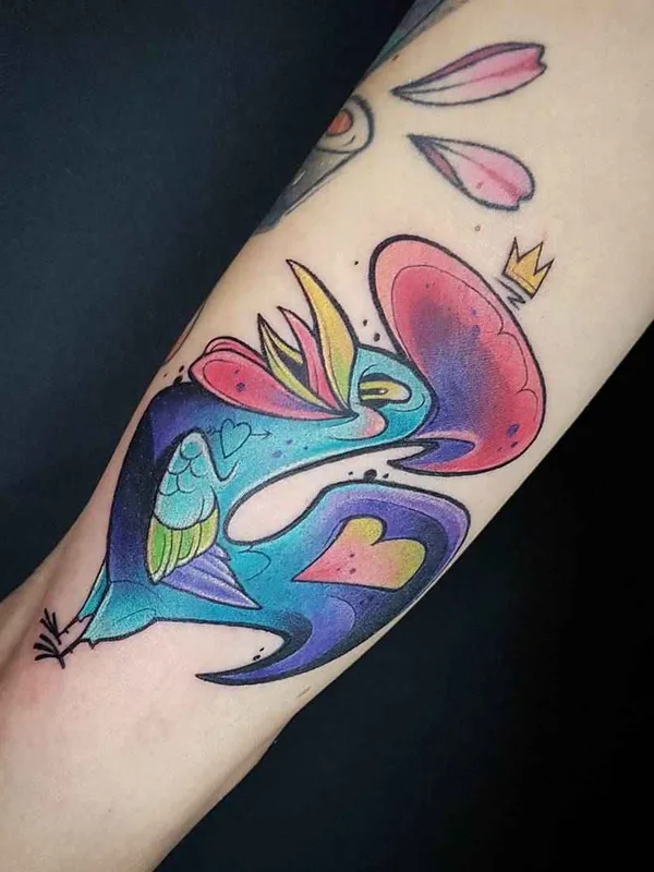 color illustrative Tatuaggio su forearm #14024 | Tatuatore Kati Berinkey