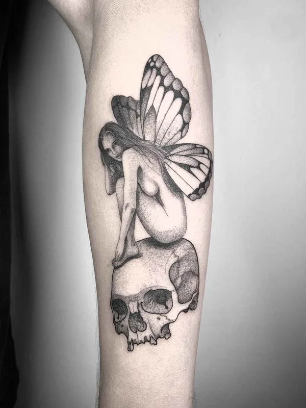 black and grey black and grey 타투 부위 forearm #14134 | 타투이스트 Nathan Kostechko