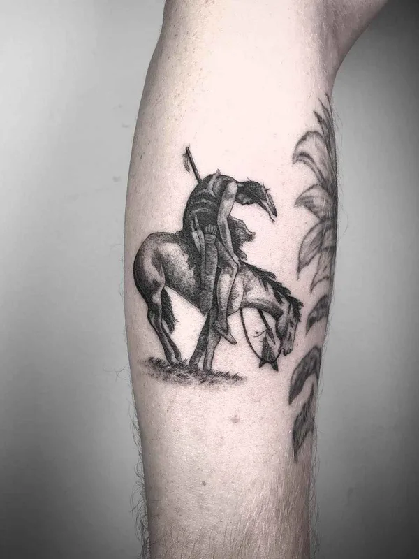 black and grey blackwork 타투 부위 forearm #14144 | 타투이스트 Nathan Kostechko