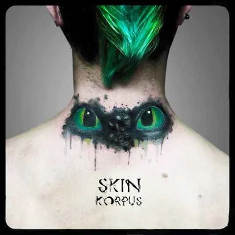 Illustrative Eyes tattoo on Back of Neck