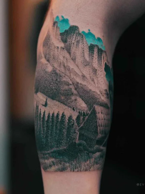 color black and grey 纹身 在 forearm #13543 | 纹身师 Mel (evgenymel,evgenii malgin)