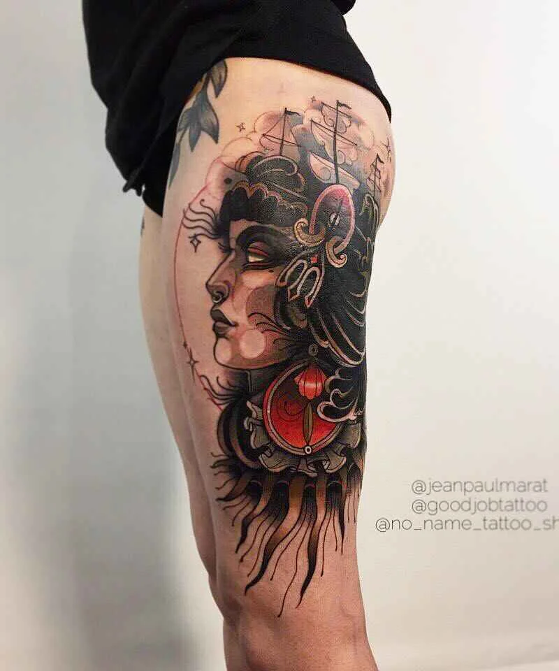 Artista di tatuaggi Jean Paul Marat
