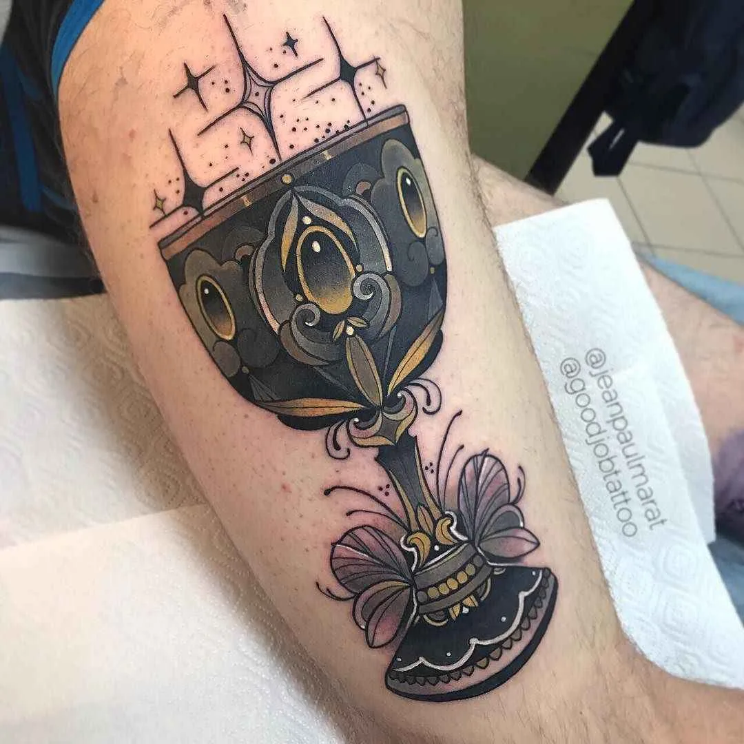 Tattoo artist Jean Paul Marat, neo traditional tattoo