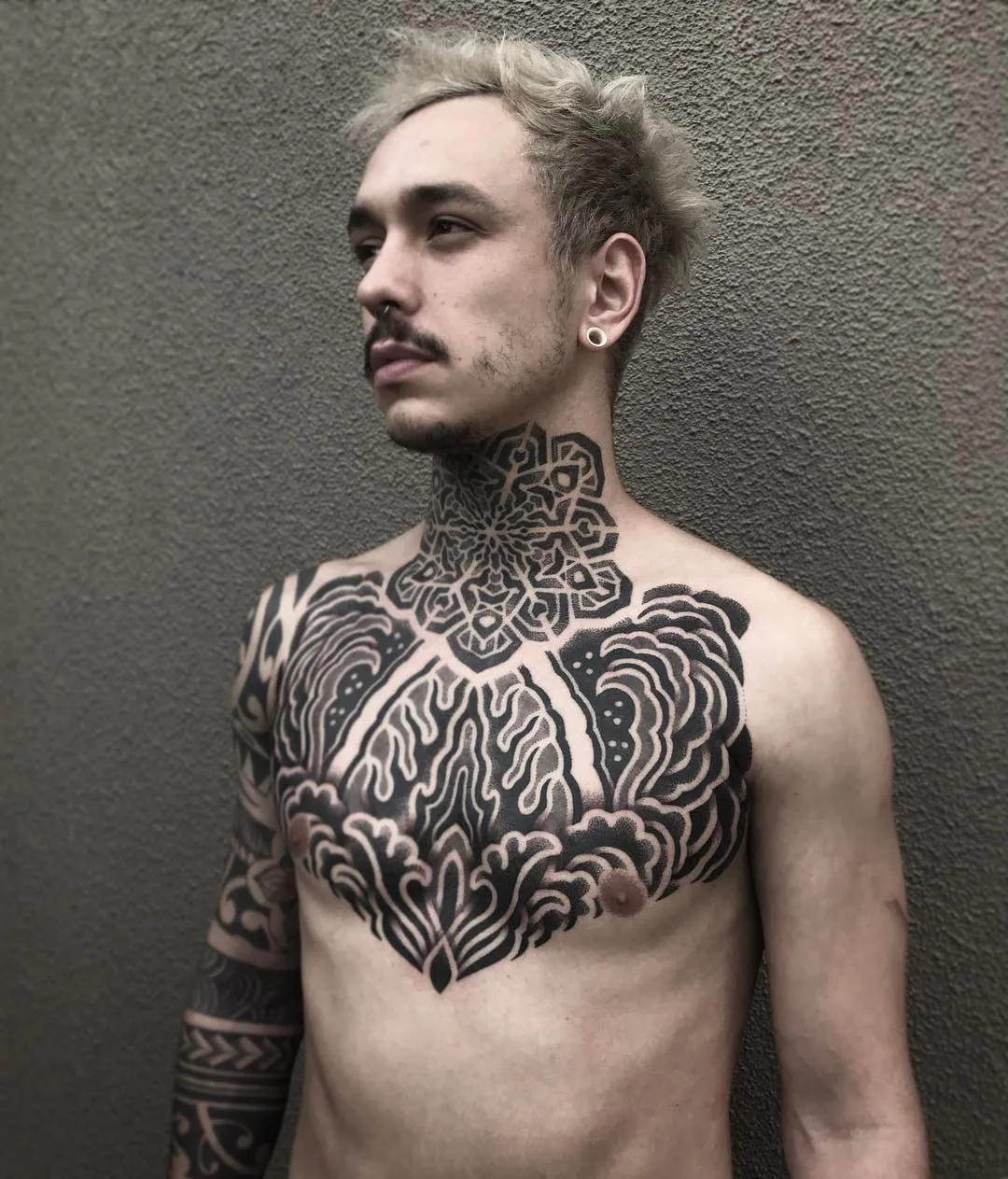 Tattoo artist Charly Saconi, black Authors ornamental tattoo | Buenos Aires, Argentina