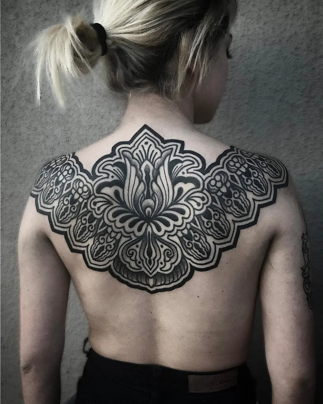 Tattoo artist Charly Saconi, black Authors ornamental tattoo | Buenos Aires, Argentina