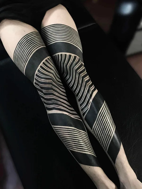 black blackwork Tatuagem em full sleeve #26287 | Tatuador Сharly Saconi