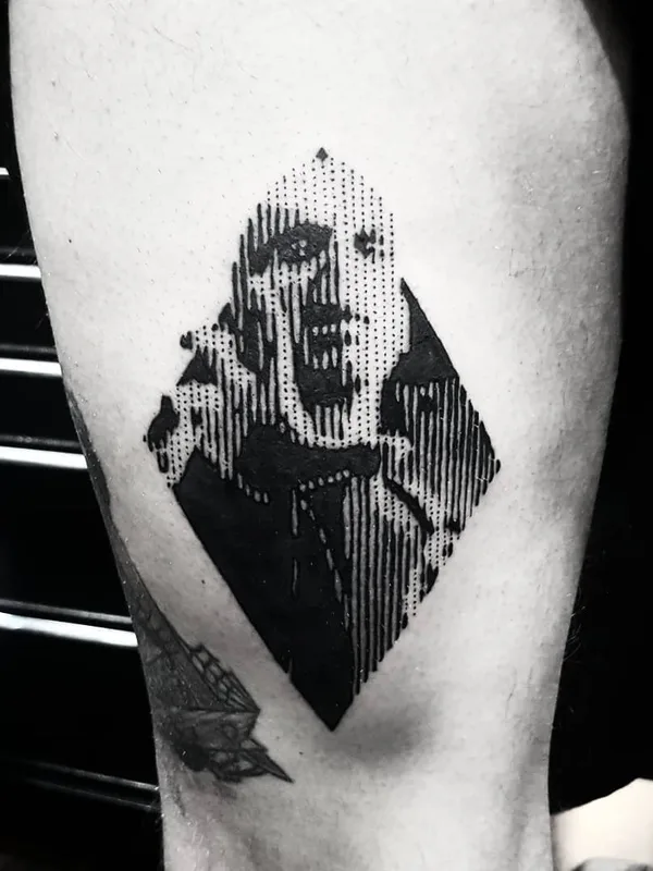 black blackwork Tatuagem em thigh #26214 | Tatuador Marco Bordi