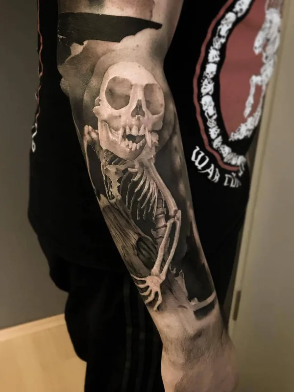 black and grey black and grey 타투 부위 full sleeve #25922 | 타투이스트 Neon Judas