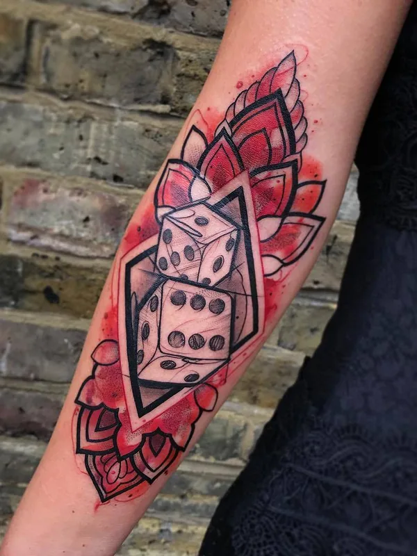 female color watercolor tattoo on forearm #26107 | Tattoo Artist Tom Petucco