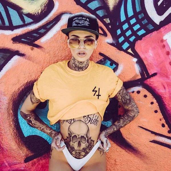tattoo #25719 | Tattoo Model Leigh Raven