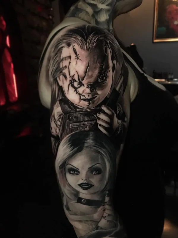 black and grey realism Tatuagem em full sleeve #25571 | Tatuador Danny Lepore