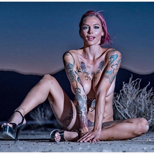 🔥 Горячие фото, портфолио модели  #25648 Тату модель Anna Bell Peaks