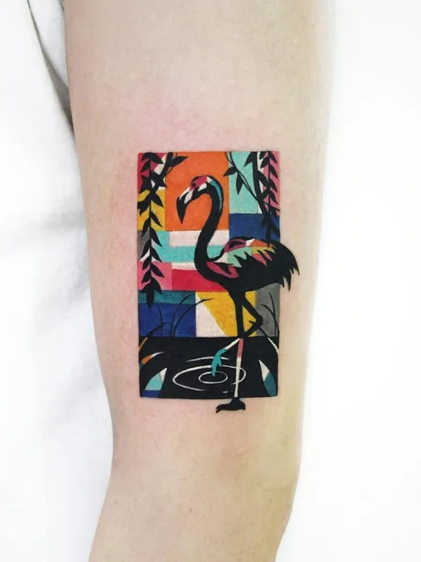 color geometric 纹身 在 forearm #25808 | 纹身师 Polyc SJ / 상진