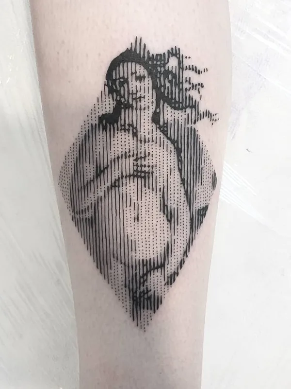 female black linework Tatuagem em forearm #26218 | Tatuador Marco Bordi