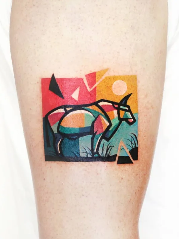 color abstract 纹身 在 forearm #25812 | 纹身师 Polyc SJ / 상진