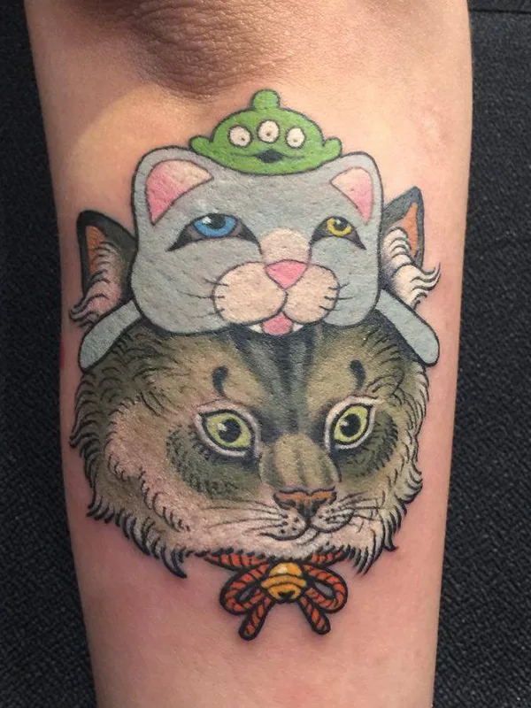 color illustrative Tatuagem em forearm #26040 | Tatuador Wendy Pham