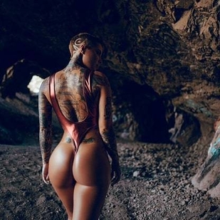 🔥 Горячие фото, портфолио модели  #25678 Тату модель Christy Mack