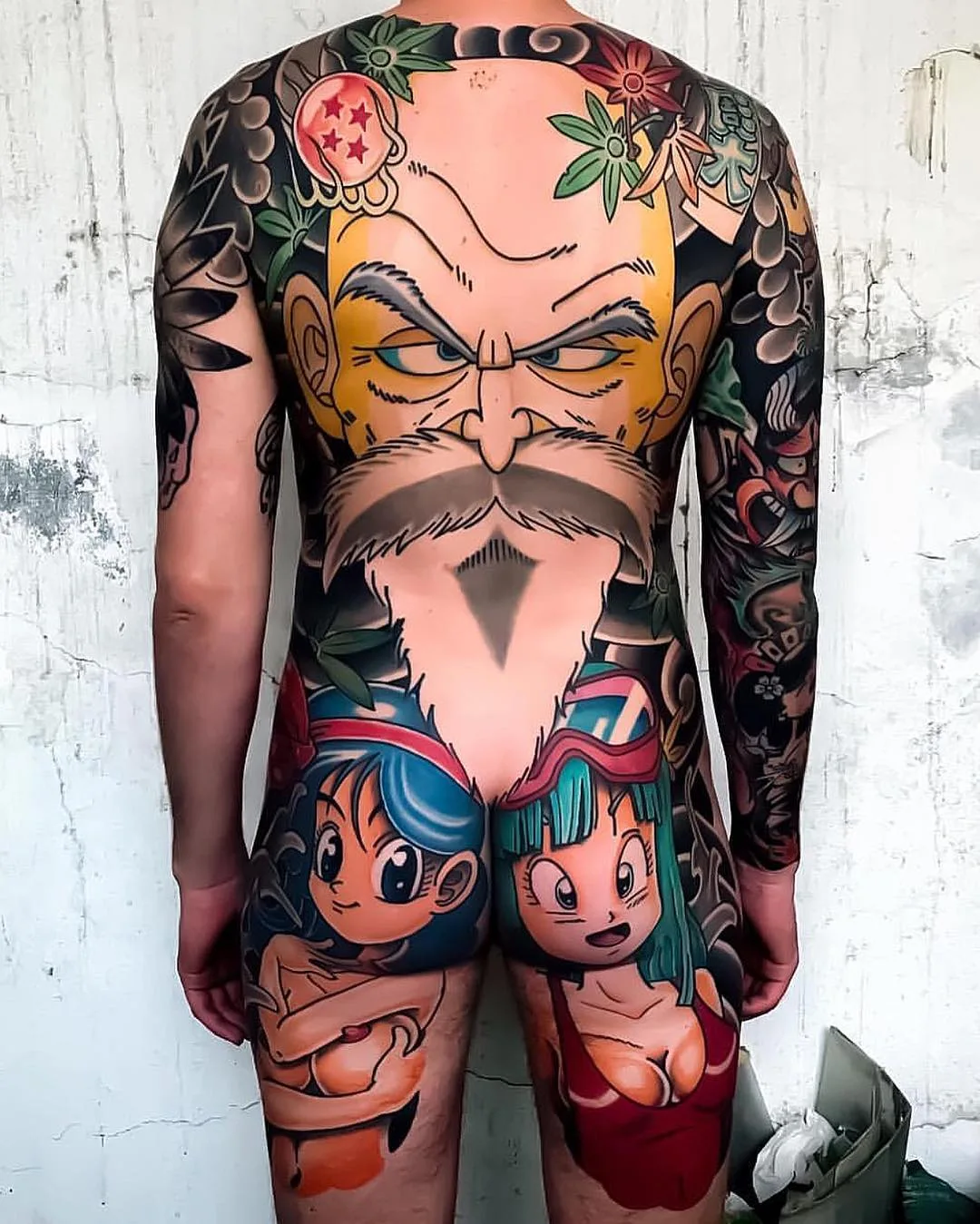 Tatuagem de artista de grafite Davee Blows, design de grafite colorido nova escola tatuagem 