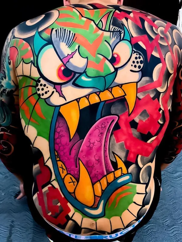 color japanese Tatuagem em full back #26275 | Tatuador Davee Blows