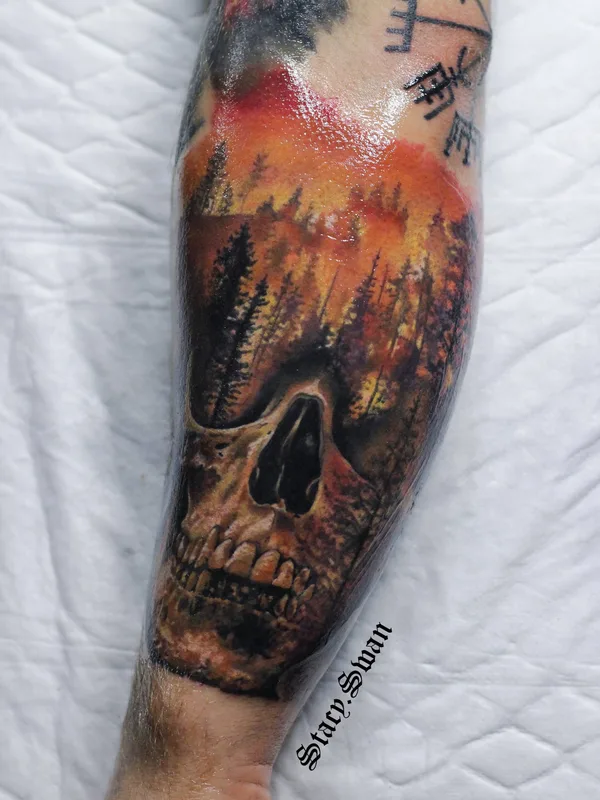 color realism tatouage sur forearm #32722 | Artiste tatoueur Anastasiya Lebedeva