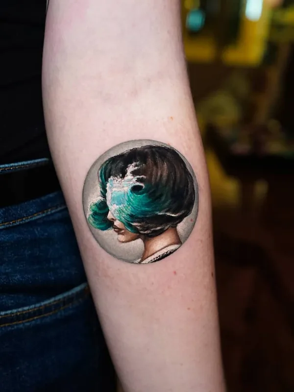 female color realism татуировка на forearm #32880 | Тату мастер Ksu Arrow