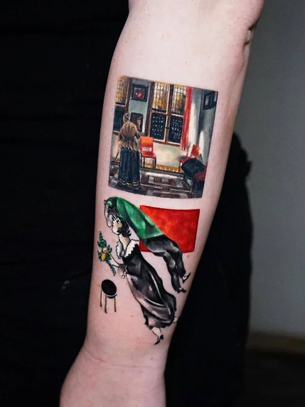 color illustrative татуировка на forearm #32878 | Тату мастер Ksu Arrow