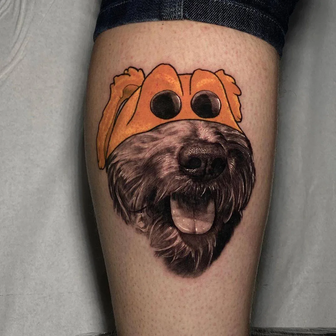 Tatuatore Mat Rule, tatuaggio a colori con tecnica New School + realismo nero e grigio | Parigi, Francia