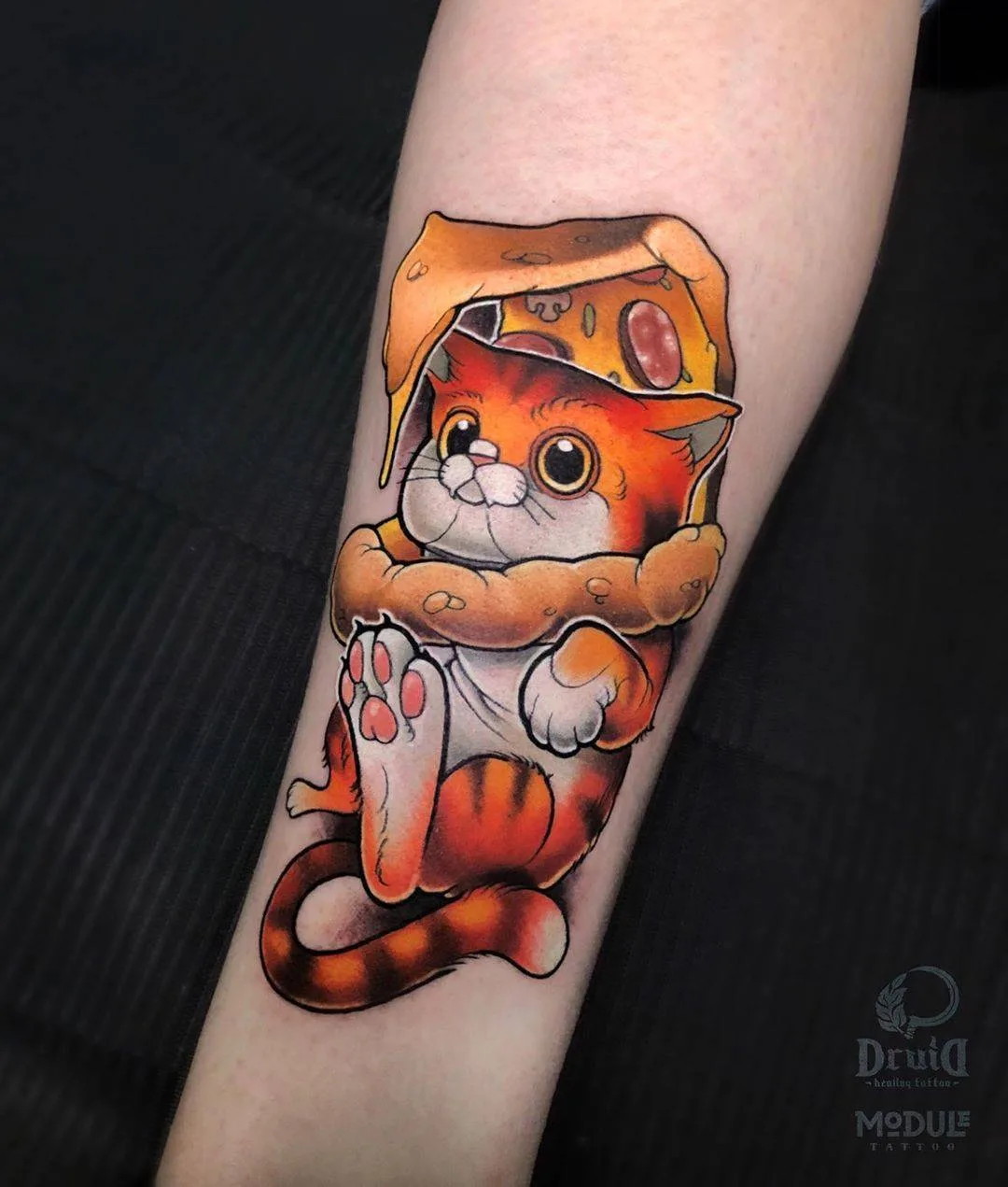 Tattoo artist Tatyana Tkachenko, color Neotraditional tattoo, Module Tattoo Studio | Tomsk, Russia