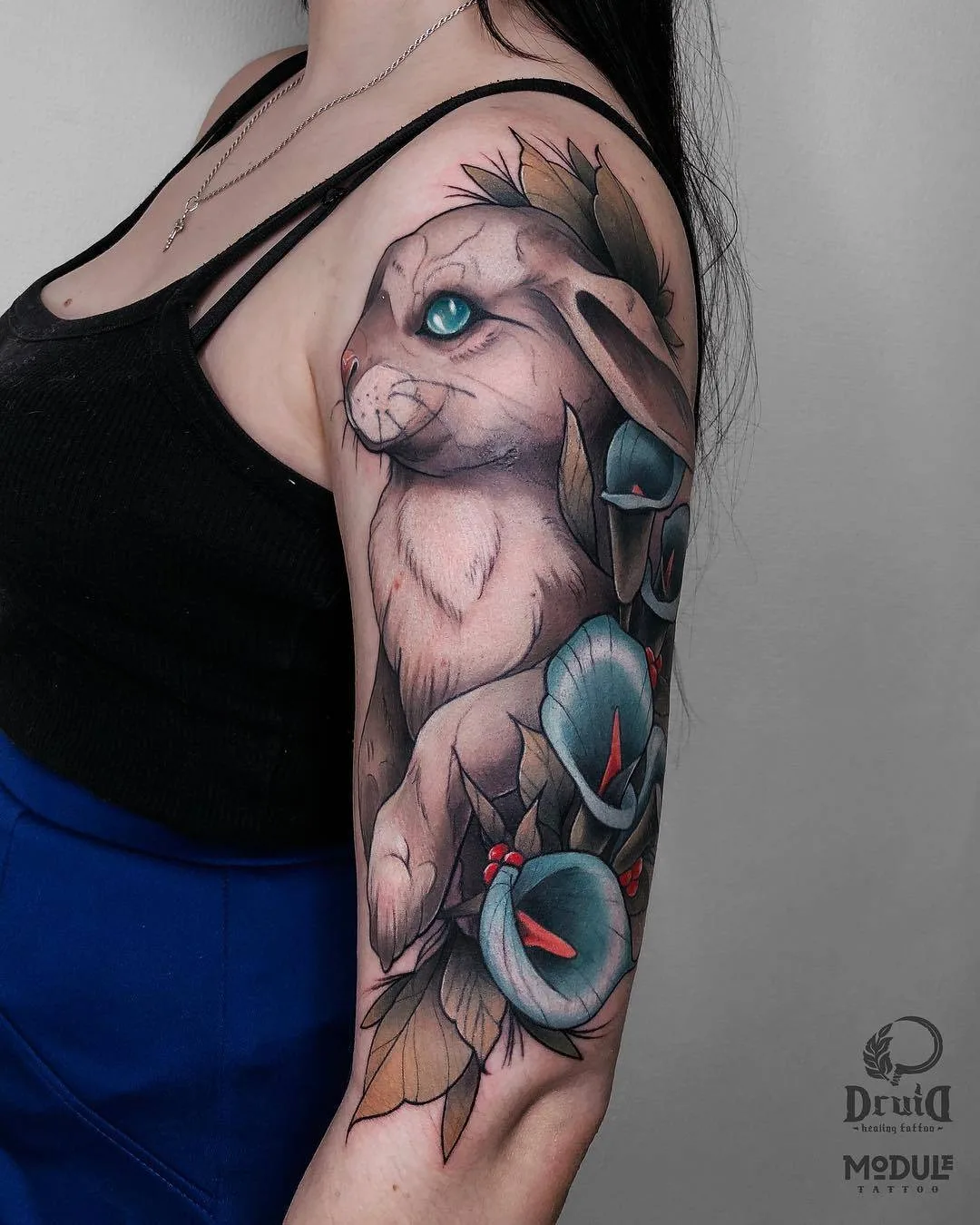 Tattoo artist Tatyana Tkachenko, color Neotraditional tattoo, Module Tattoo Studio | Tomsk, Russia